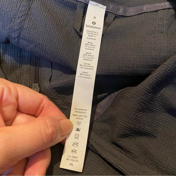 LULULEMON Women Graphite Grey New Rituals Drapey Zipped Athletic Jacket Size 8 - Picture 6 of 6